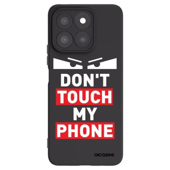 Picasee Honor X8c Hülle - Schwarzes Silikon - Shadow Eye - Transparent