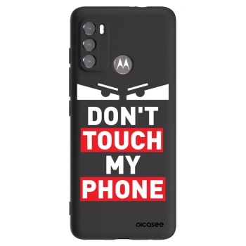 Picasee Motorola Edge 60 5G Hülle - Schwarzes Silikon - Shadow Eye - Transparent