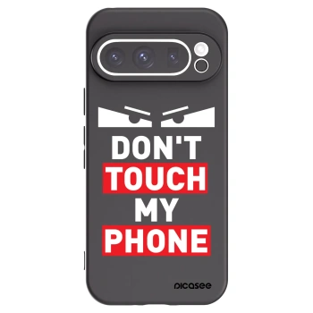 Picasee Google Pixel 9 Pro XL Hülle - Schwarzes Silikon - Shadow Eye - Transparent