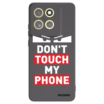 Picasee Motorola Moto G86 5G Hülle - Schwarzes Silikon - Shadow Eye - Transparent