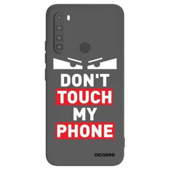 Picasee Xiaomi Redmi Note 8 Hülle - Schwarzes Silikon - Shadow Eye - Transparent