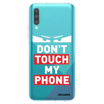 Picasee Samsung Galaxy A30s A307F Hülle - Transparentes Silikon - Shadow Eye - Transparent