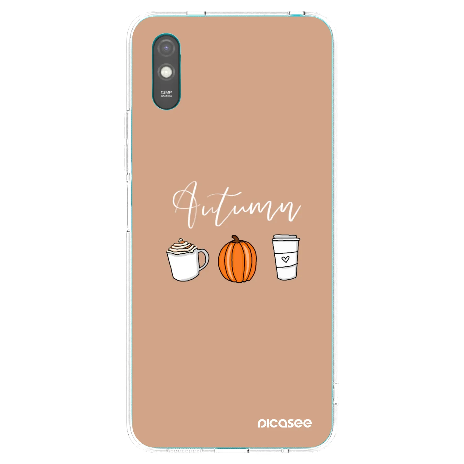 Picasee Xiaomi Redmi 9A Hülle - Transparentes Silikon - Autumn
