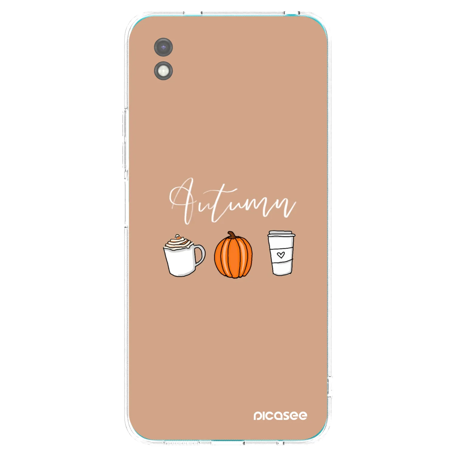 Picasee Xiaomi Redmi 9A Hülle - Schwarzes Silikon - Autumn