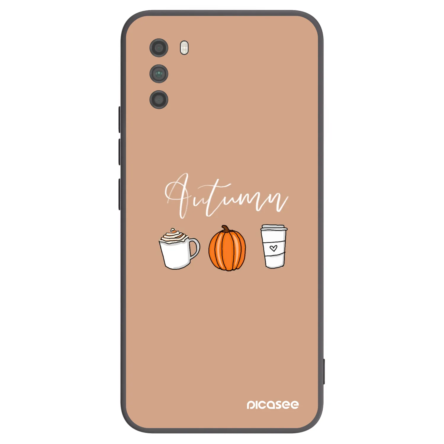 Picasee Xiaomi Poco M3 Hülle - Schwarzes Silikon - Autumn