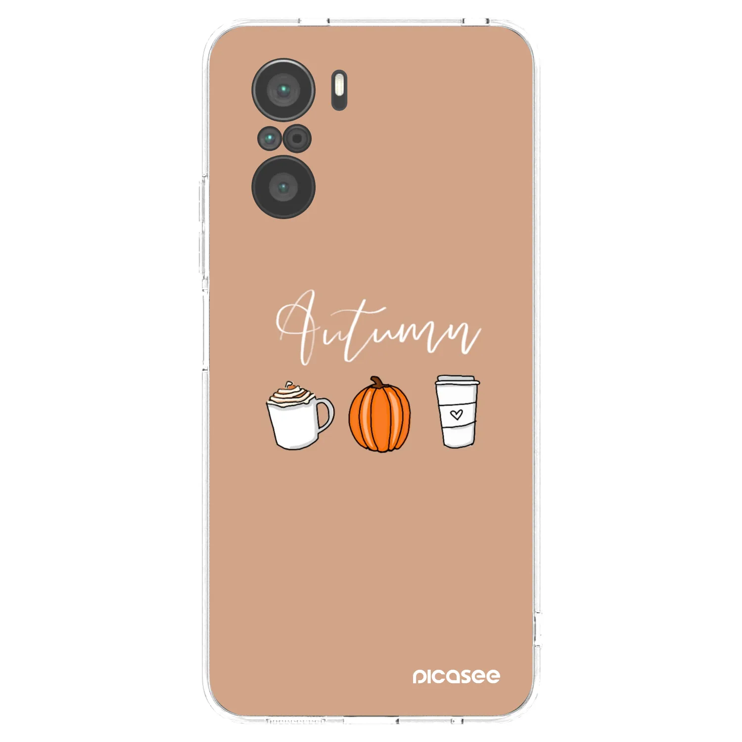 Picasee Xiaomi Poco F3 Hülle - Transparentes Silikon - Autumn