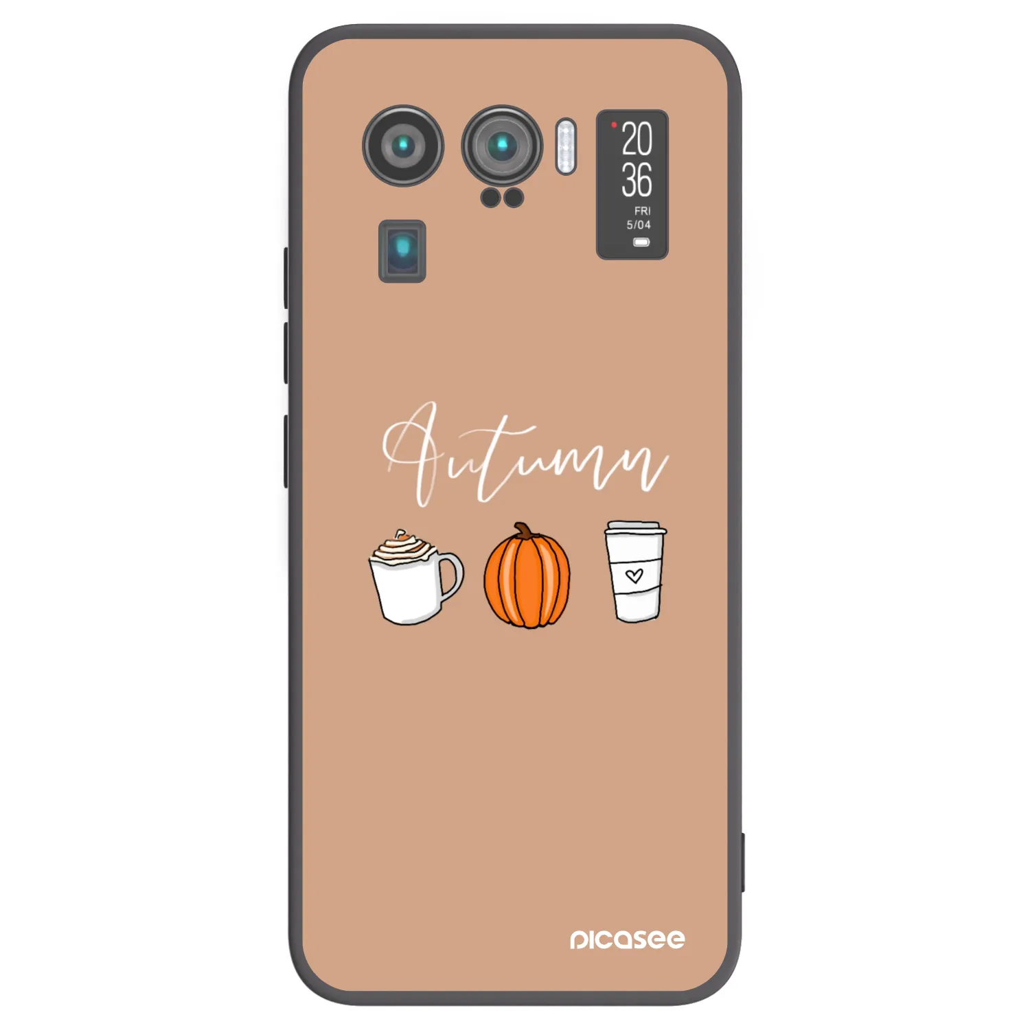 Picasee Xiaomi Mi 11 Ultra Hülle - Schwarzes Silikon - Autumn