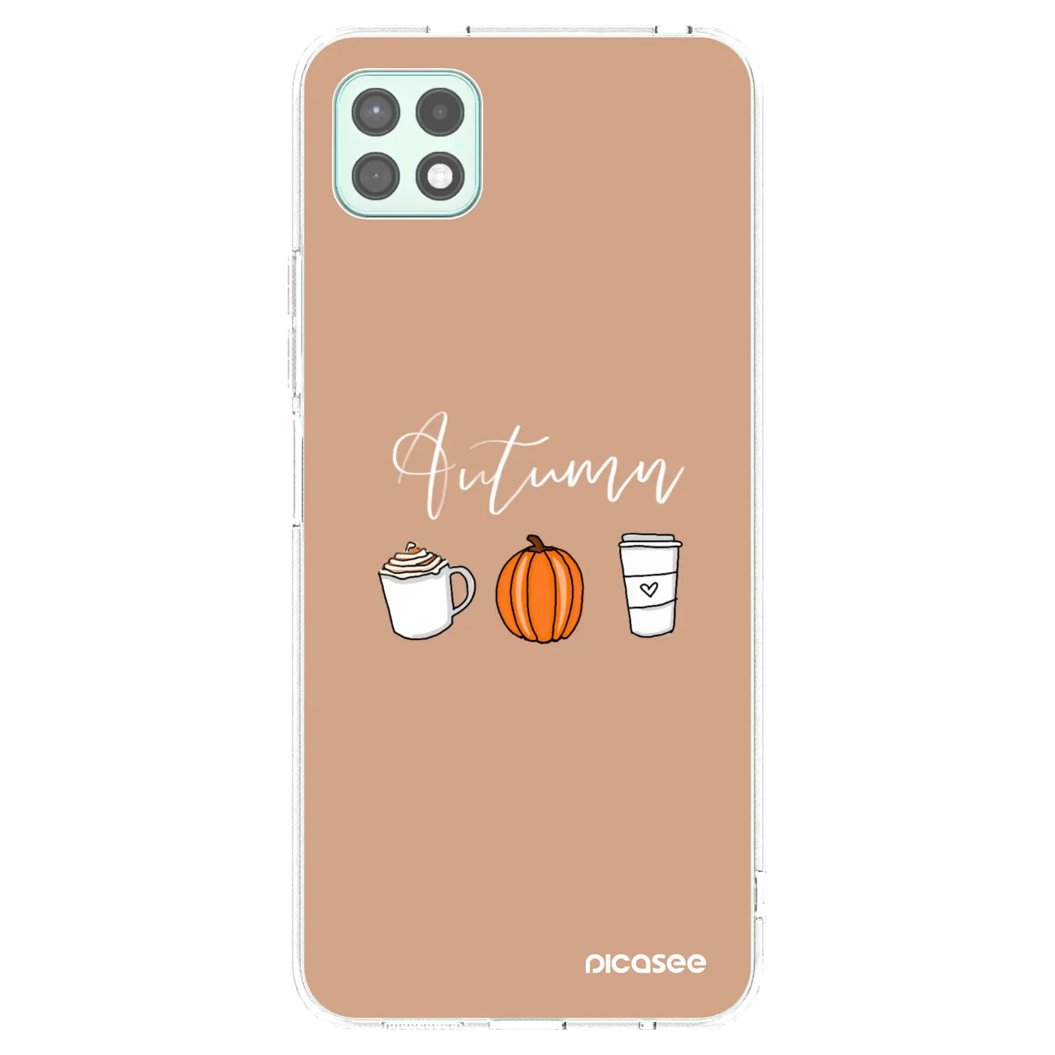 Picasee Samsung Galaxy A22 A226B 5G Hülle - Transparentes Silikon - Autumn