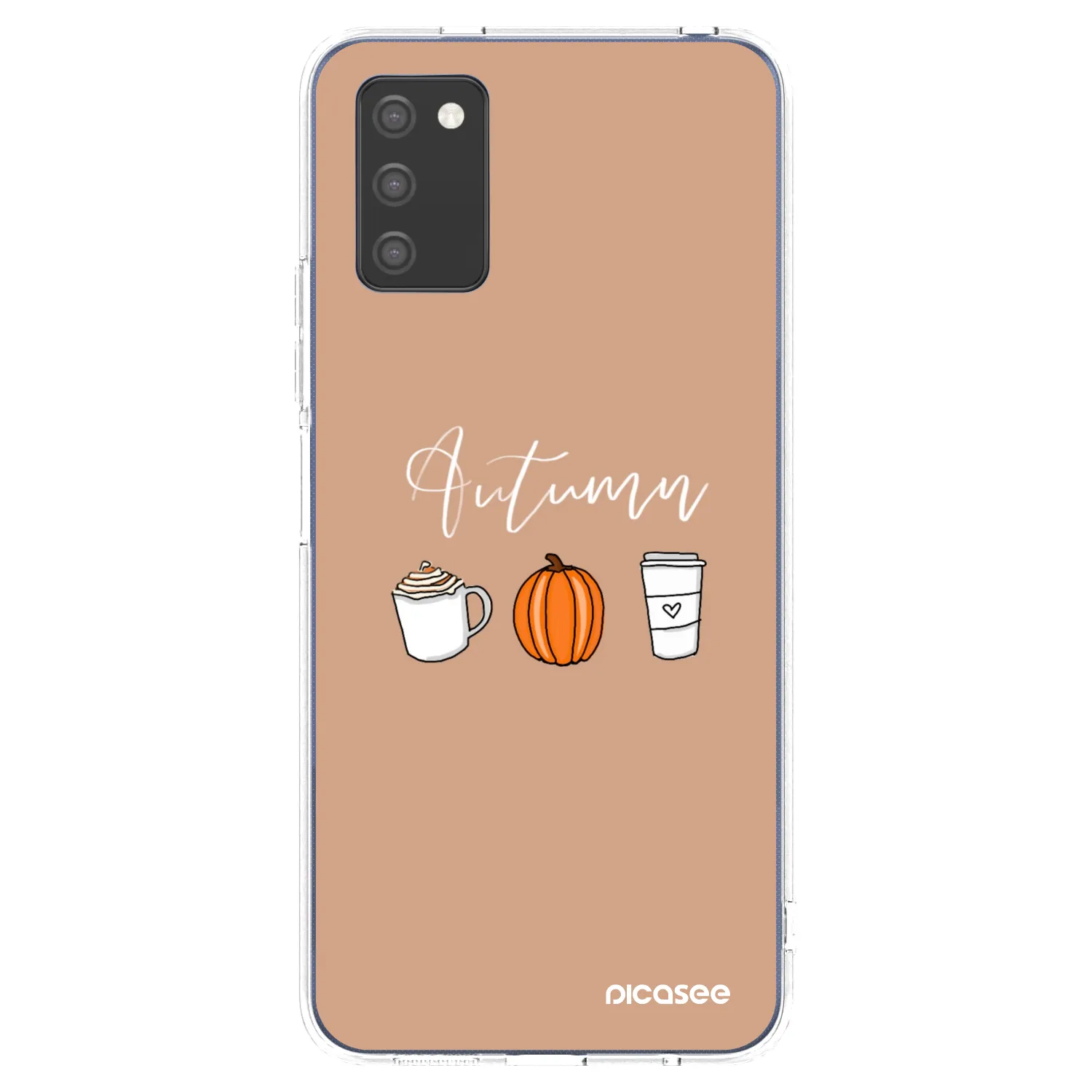 Picasee Samsung Galaxy A02s A025G Hülle - Transparentes Silikon - Autumn