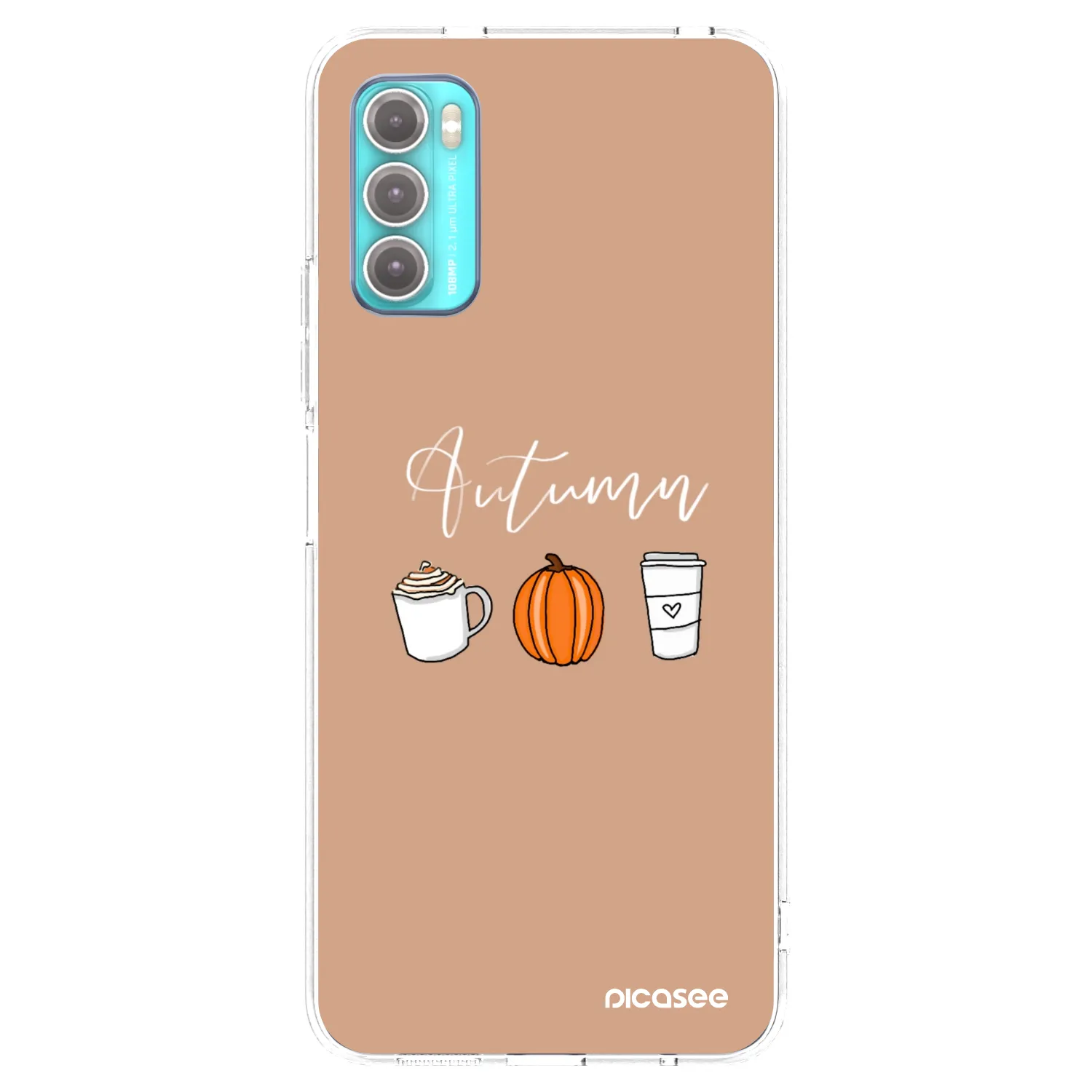Picasee Motorola Moto G60 Hülle - Transparentes Silikon - Autumn