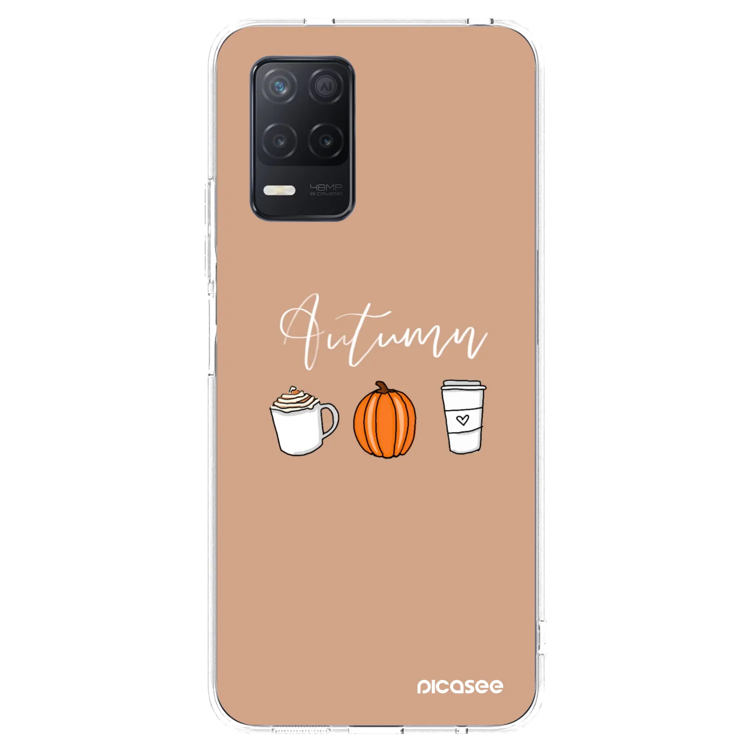 Picasee Realme 8 5G Hülle - Transparentes Silikon - Autumn