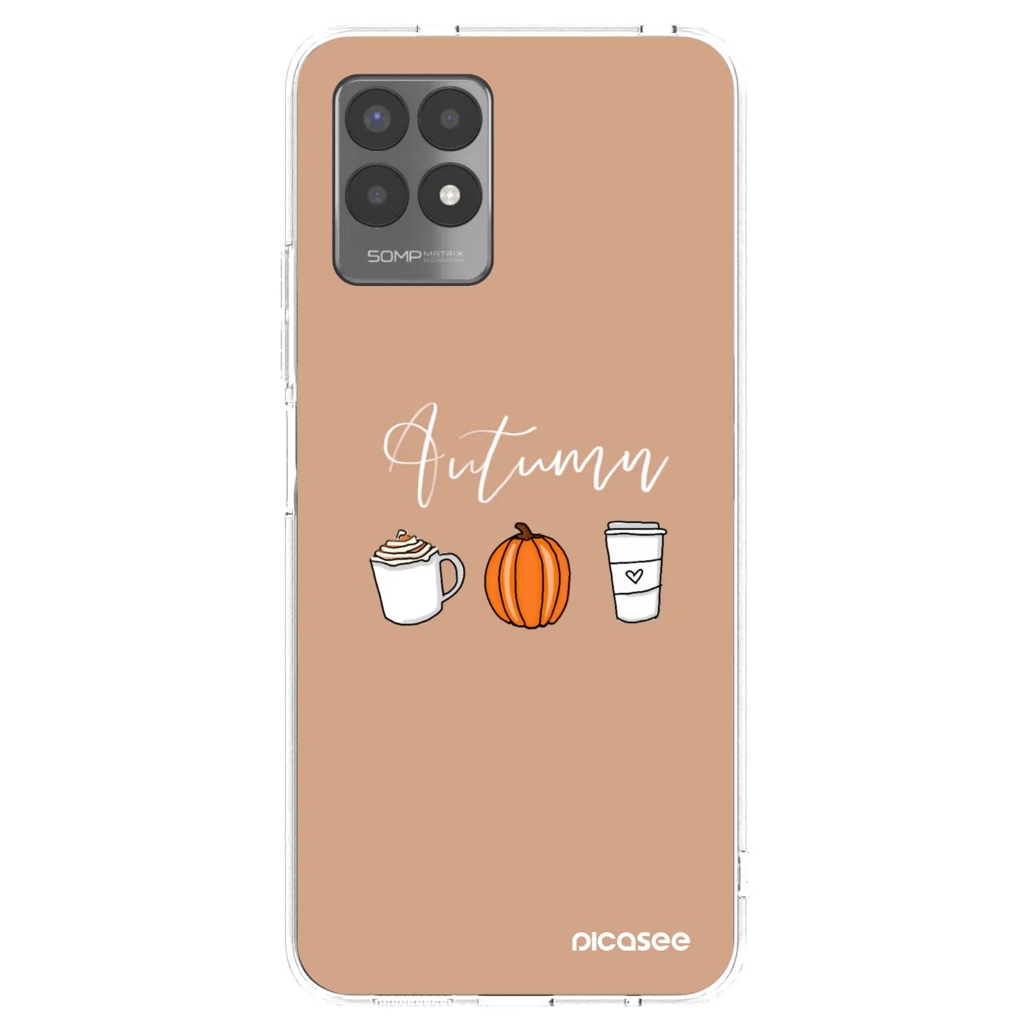 Picasee Realme 8i Hülle - Transparentes Silikon - Autumn