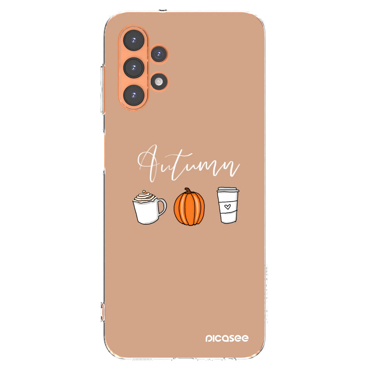 Picasee Samsung Galaxy A13 4G A135 Hülle - Transparentes Silikon - Autumn