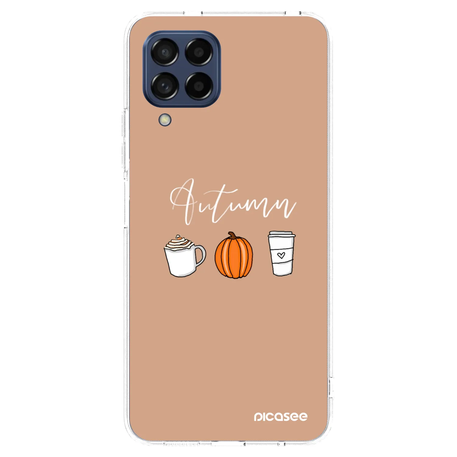Picasee Samsung Galaxy M53 5G Hülle - Transparentes Silikon - Autumn