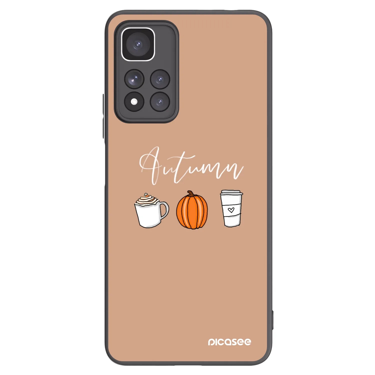 Picasee Xiaomi Redmi Note 11 Pro+ 5G Hülle - Schwarzes Silikon - Autumn