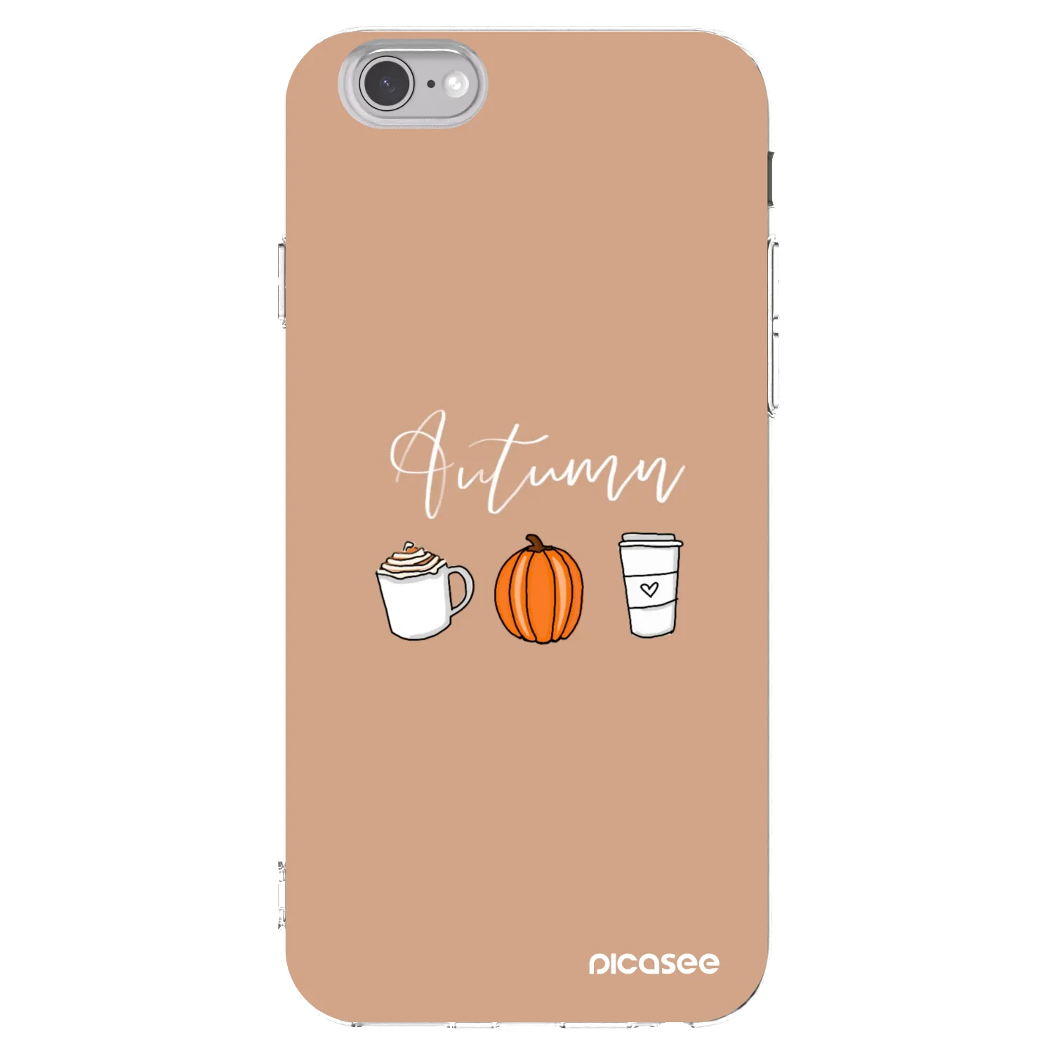 Picasee Apple iPhone 6/6S Hülle - Transparentes Silikon - Autumn