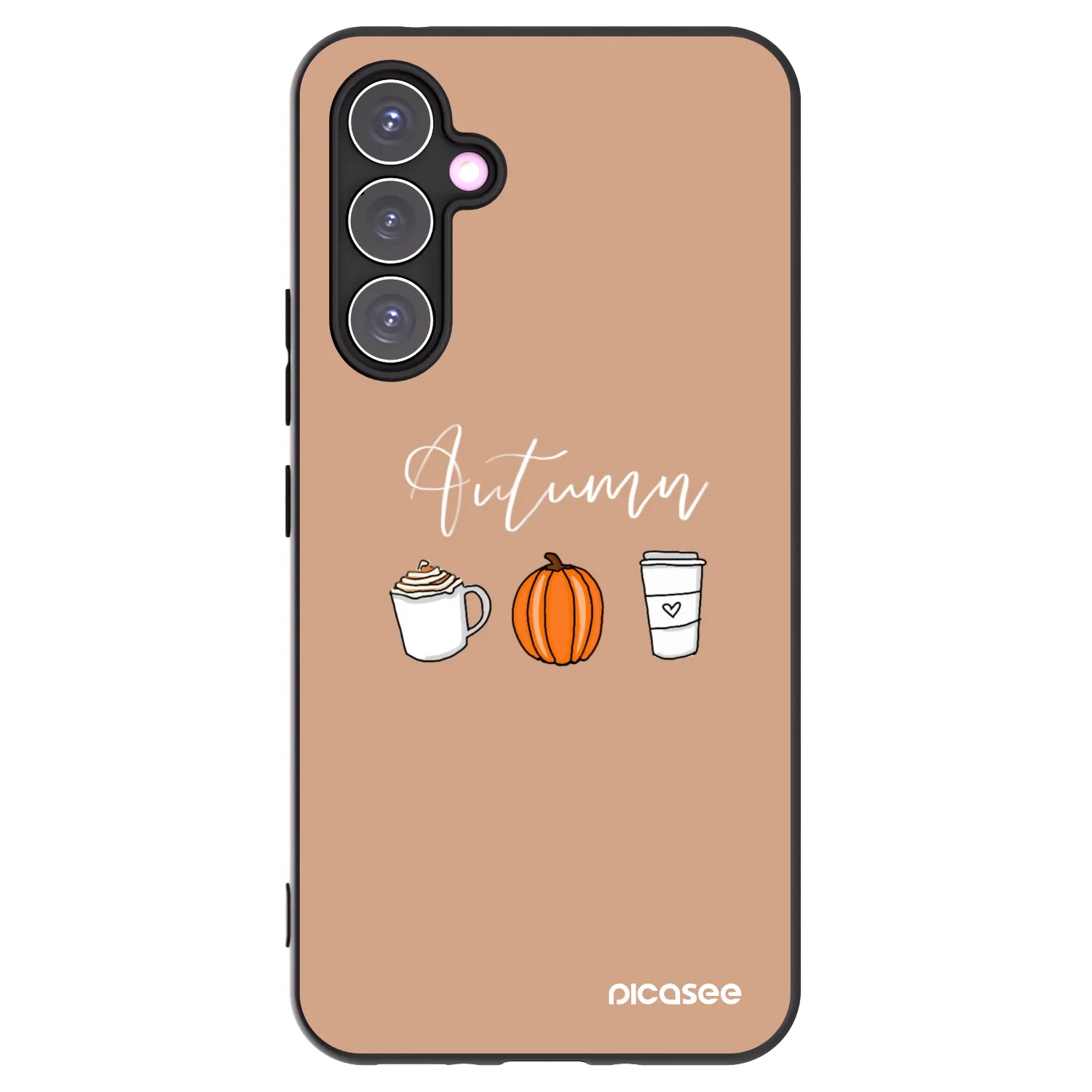 Picasee Samsung Galaxy A54 5G A546B Hülle - Schwarzes Silikon - Autumn