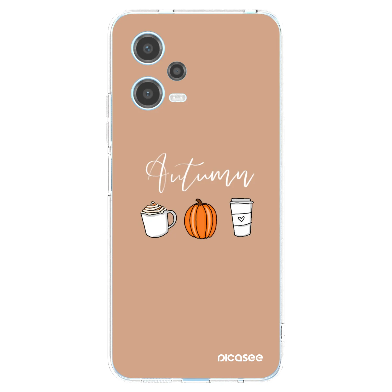 Picasee Xiaomi Redmi Note 12 5G Hülle - Transparentes Silikon - Autumn
