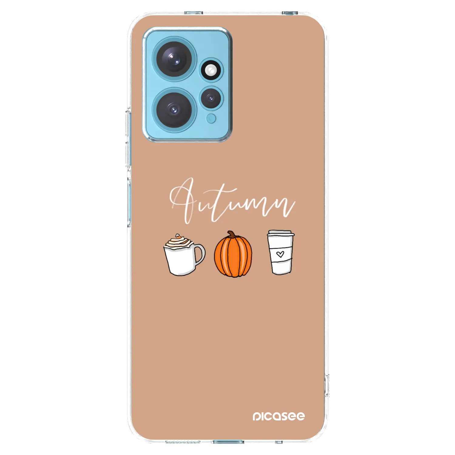 Picasee Xiaomi Redmi Note 12 4G Hülle - Transparentes Silikon - Autumn