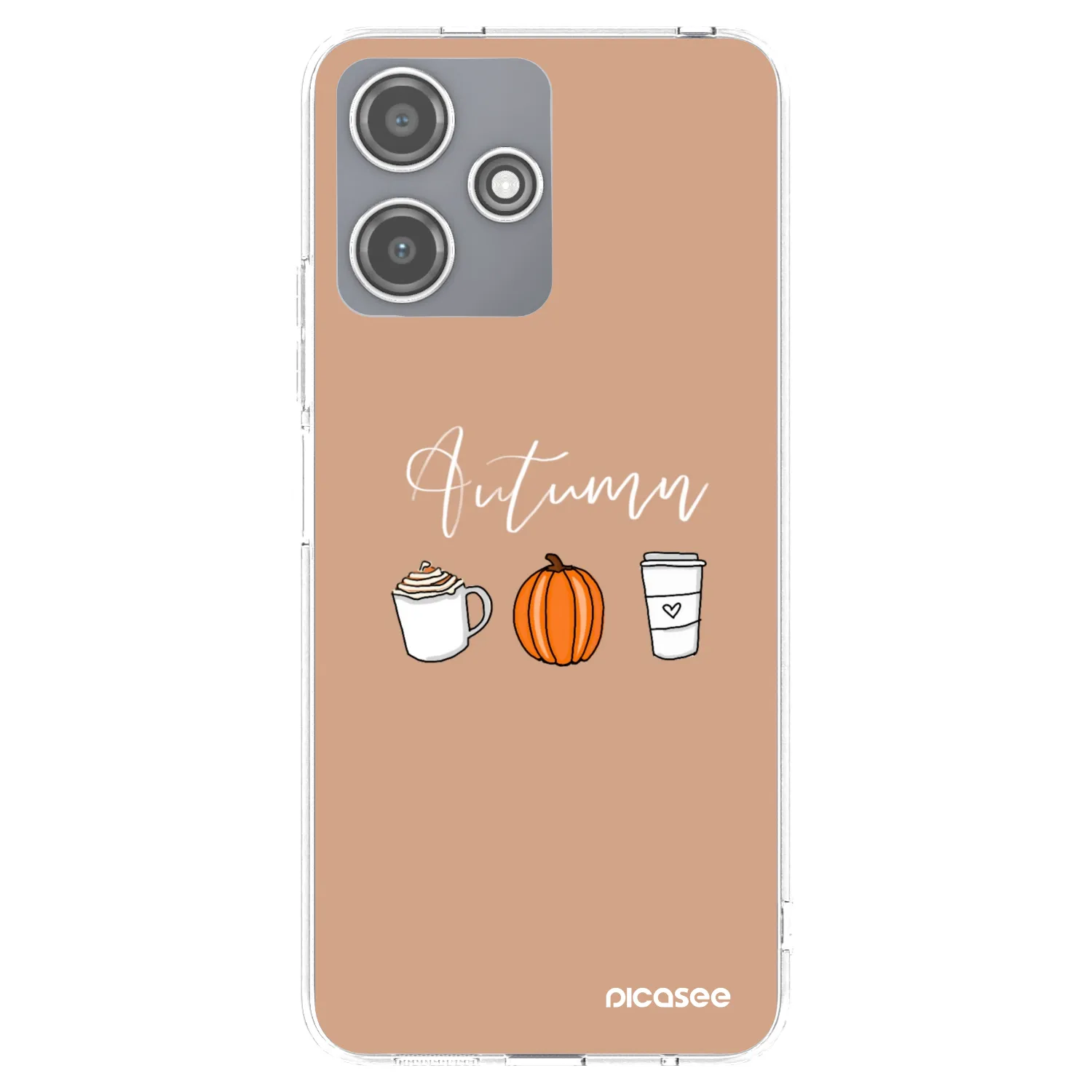 Picasee Xiaomi Redmi 12 5G Hülle - Transparentes Silikon - Autumn