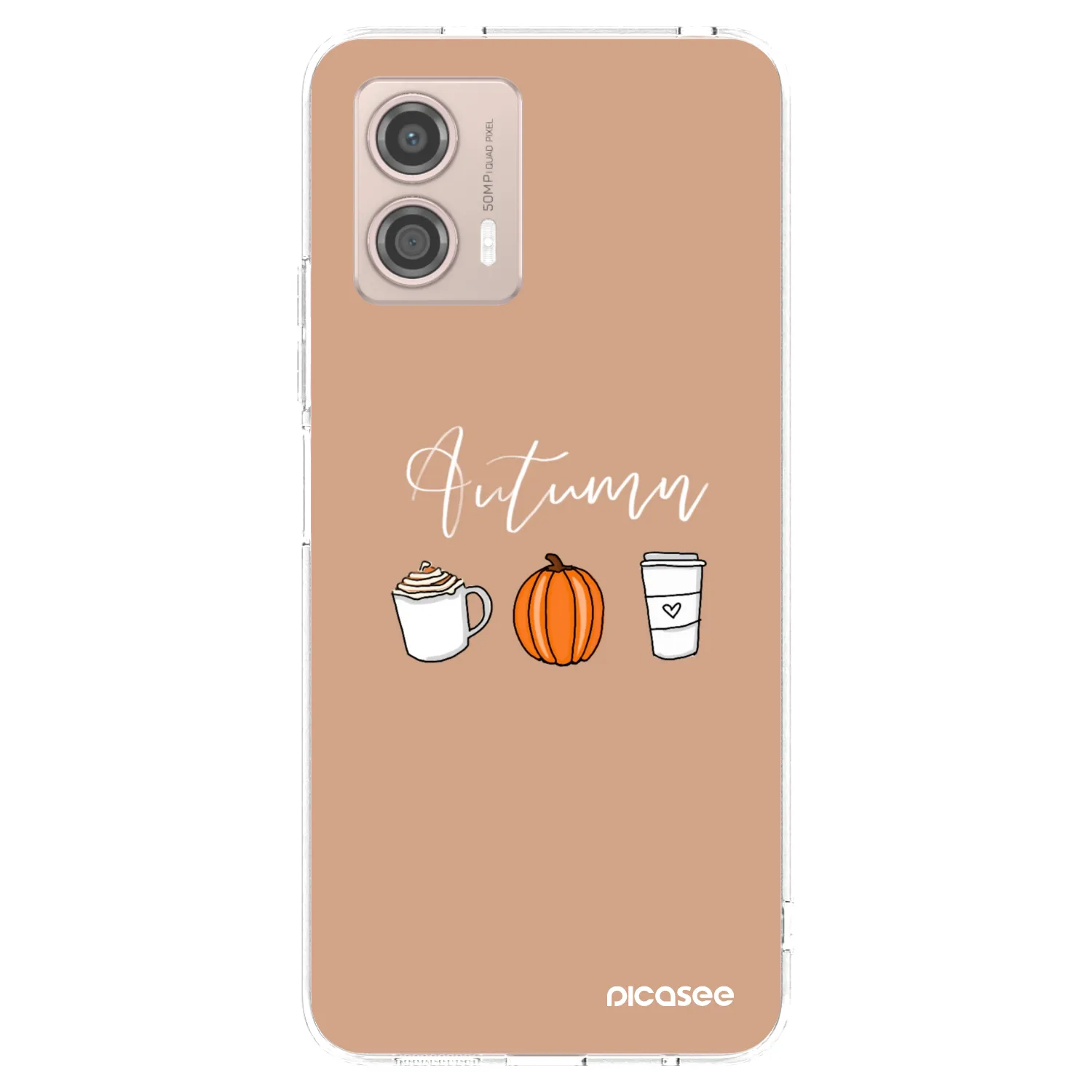 Picasee Motorola Moto G53 5G Hülle - Transparentes Silikon - Autumn