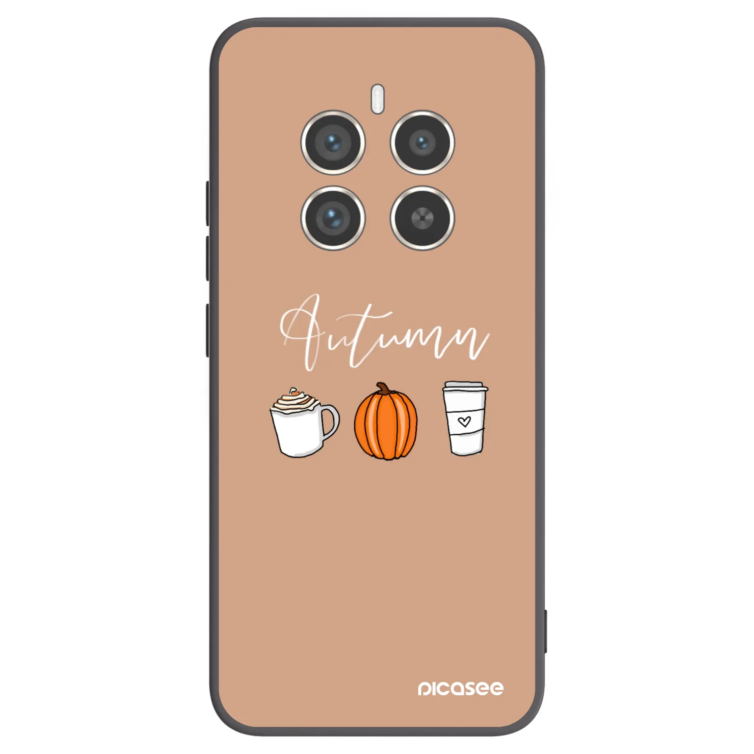 Picasee Realme 12 Pro 5G Hülle - Schwarzes Silikon - Autumn