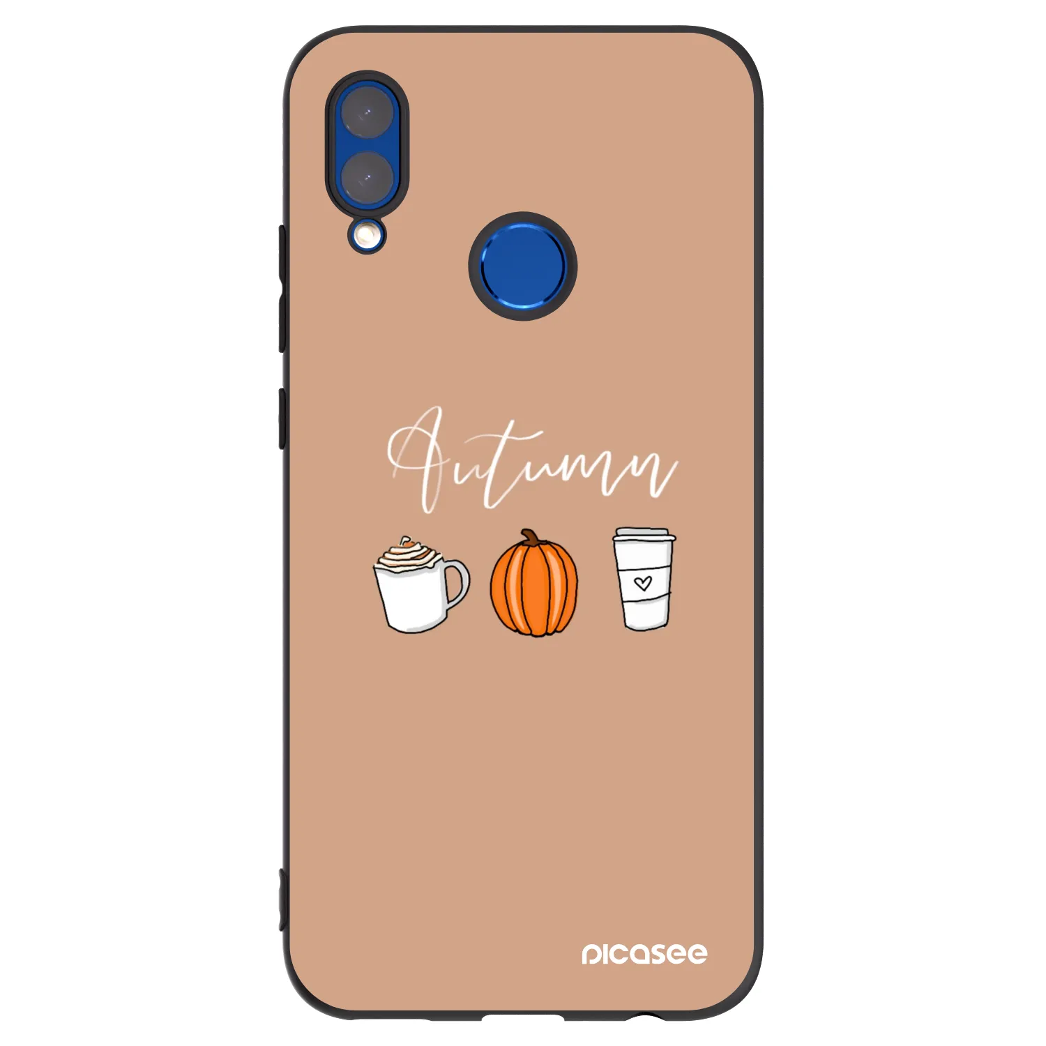 Picasee Huawei P Smart 2019 Hülle - Schwarzes Silikon - Autumn