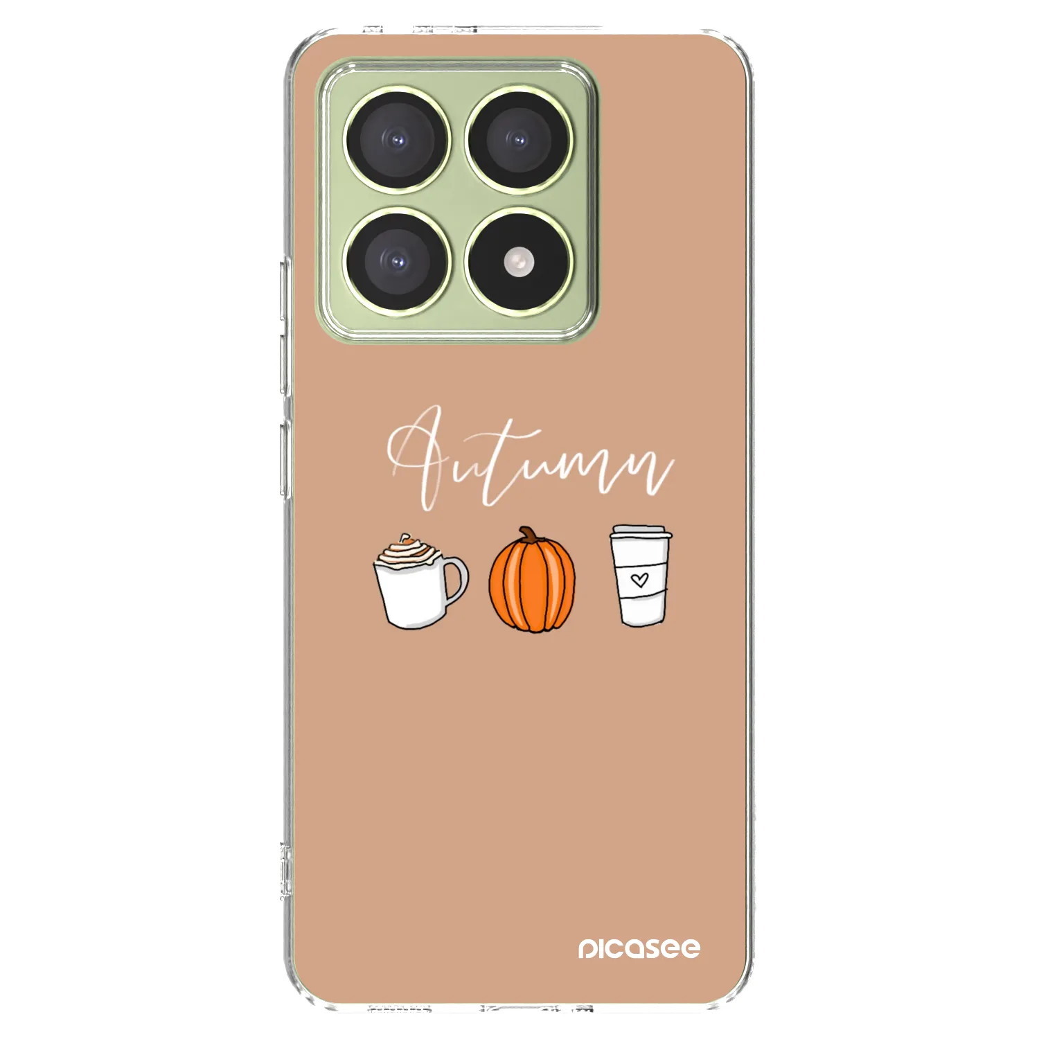 Picasee Xiaomi 14T Hülle - Transparentes Silikon - Autumn