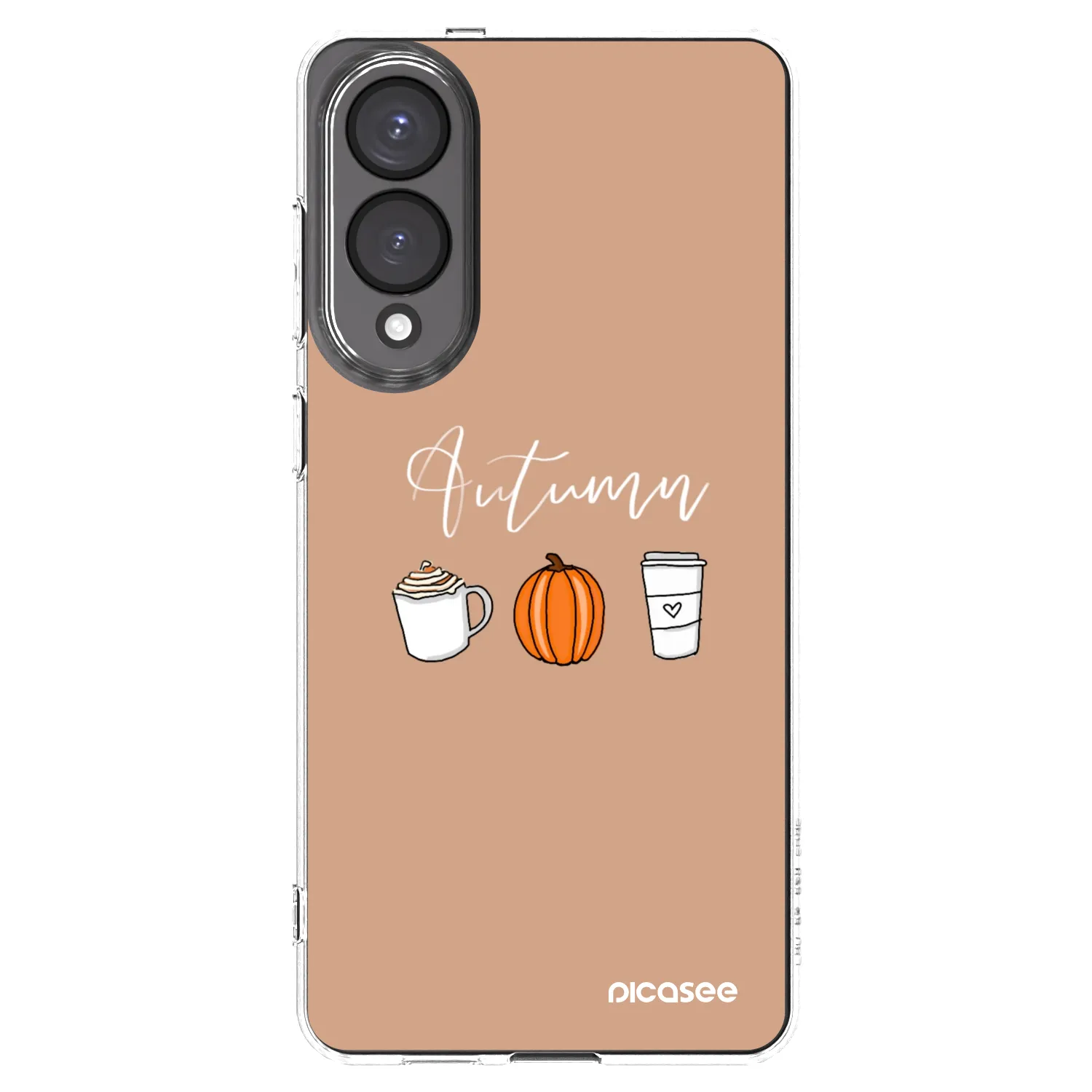 Picasee Samsung Galaxy S25 Edge 5G Hülle - Transparentes Silikon - Autumn