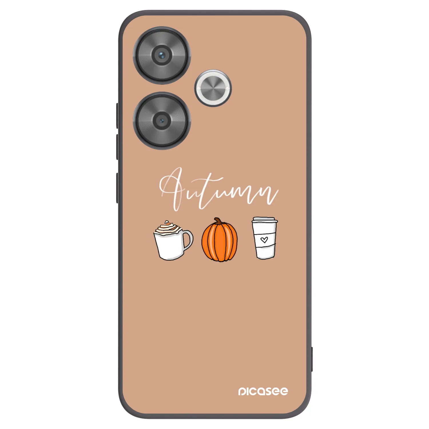 Picasee Xiaomi Poco F6 Hülle - Schwarzes Silikon - Autumn