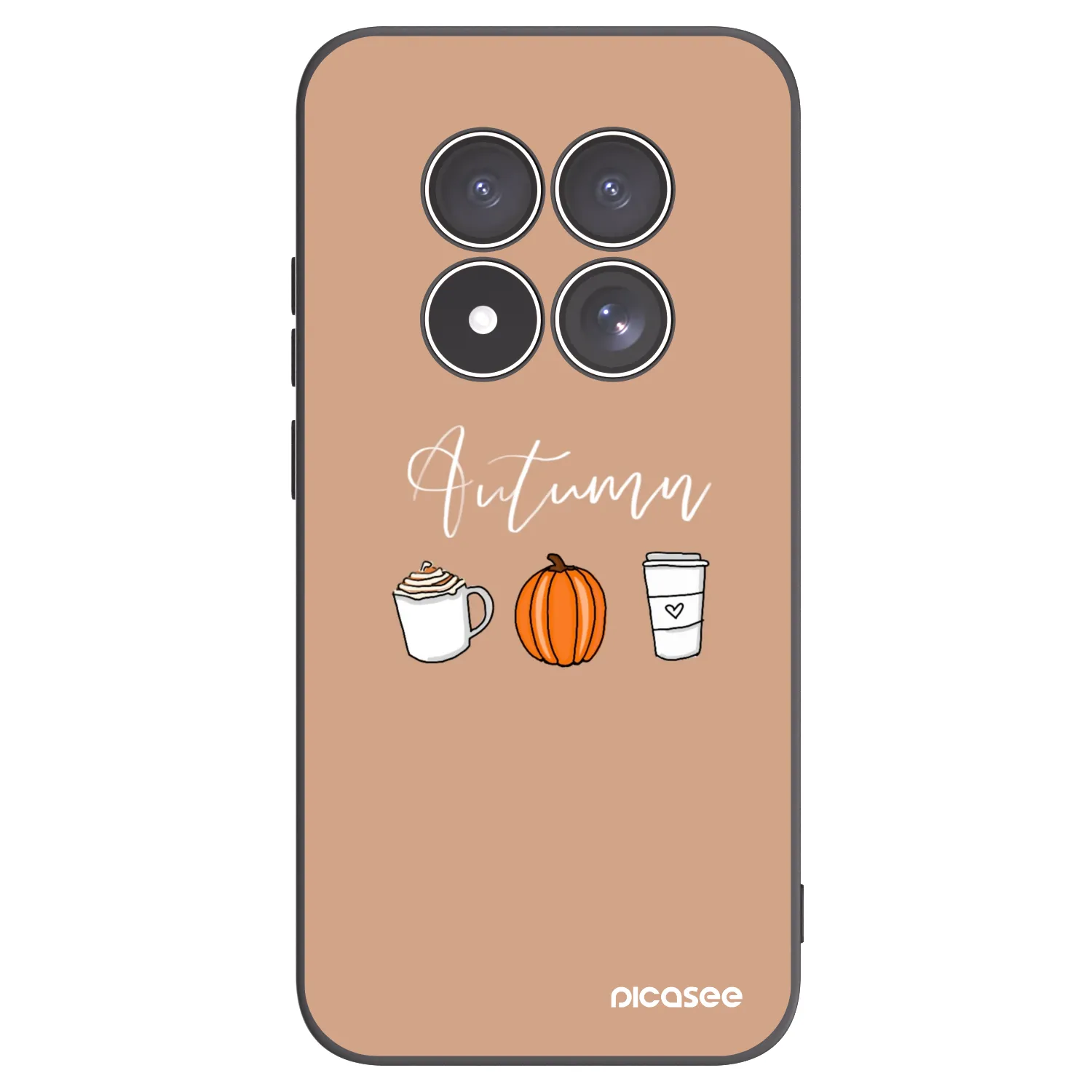 Picasee Xiaomi Redmi Note 15 Pro 5G Hülle - Schwarzes Silikon - Autumn