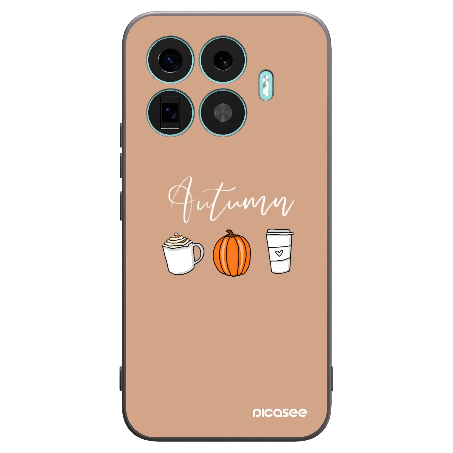 Picasee Xiaomi 17T Pro Hülle - Schwarzes Silikon - Autumn