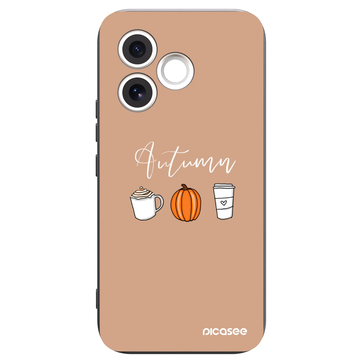 Picasee Honor 600 Lite Hülle - Schwarzes Silikon - Autumn