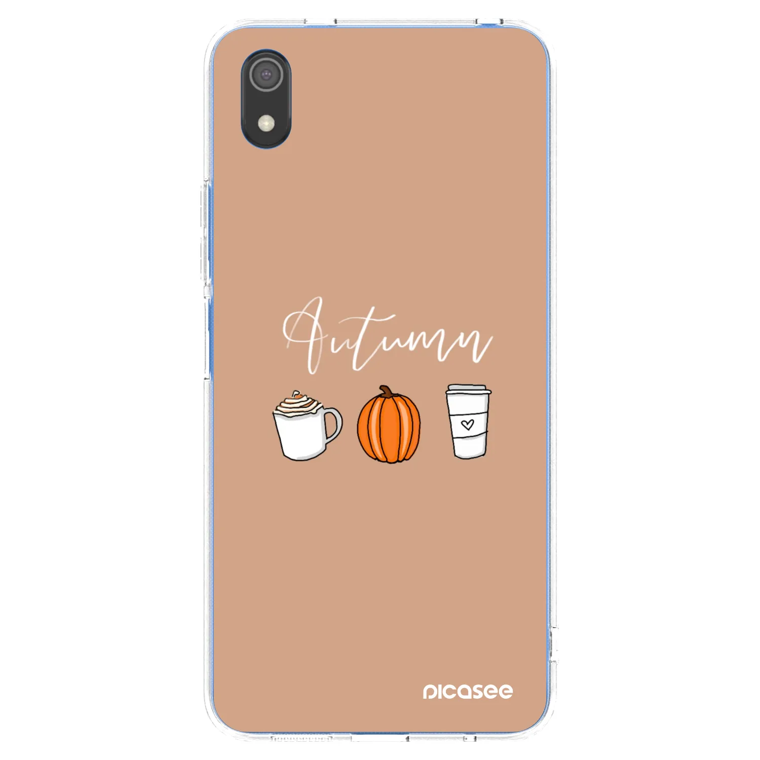 Picasee Xiaomi Redmi 7A Hülle - Transparentes Silikon - Autumn