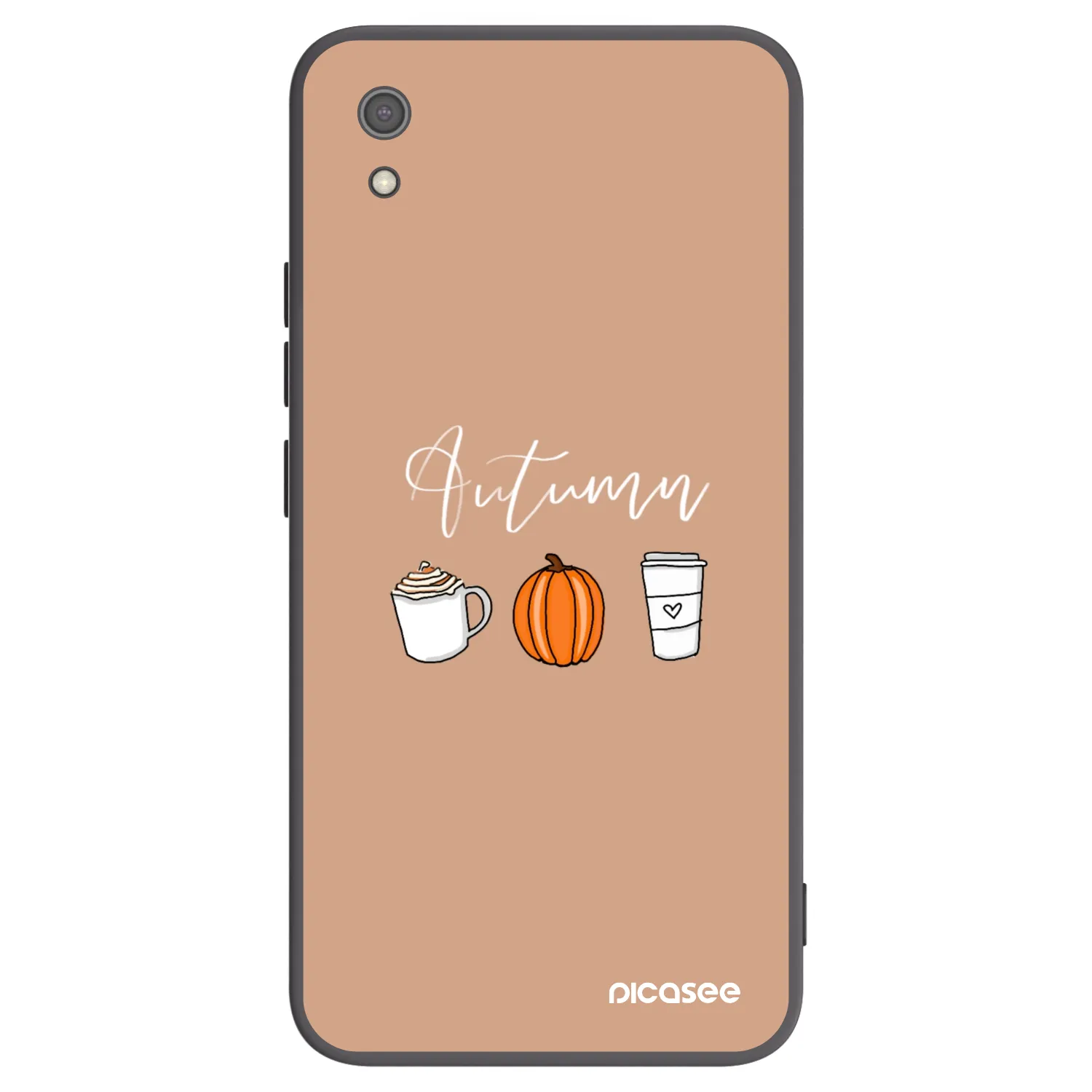 Picasee Xiaomi Redmi 7A Hülle - Schwarzes Silikon - Autumn