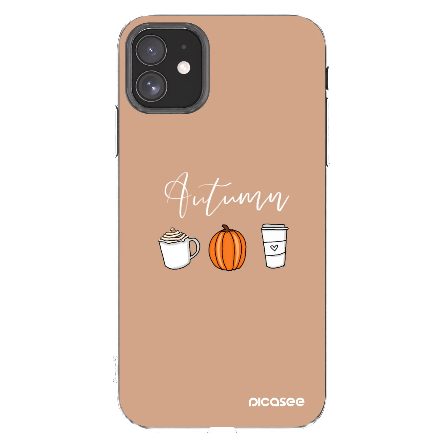 Picasee Apple iPhone 11 Hülle - Transparentes Silikon - Autumn