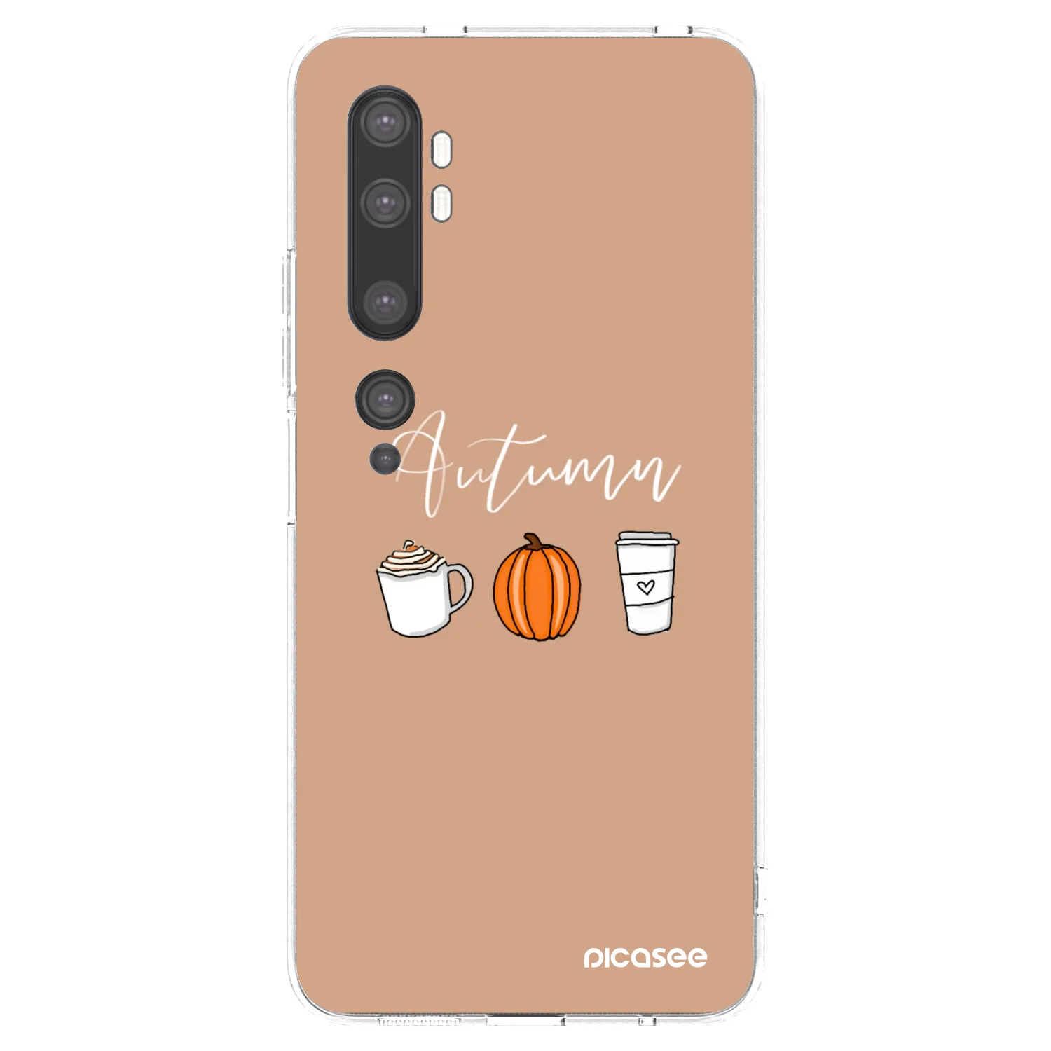 Picasee Xiaomi Mi Note 10 (Pro) Hülle - Transparentes Silikon - Autumn