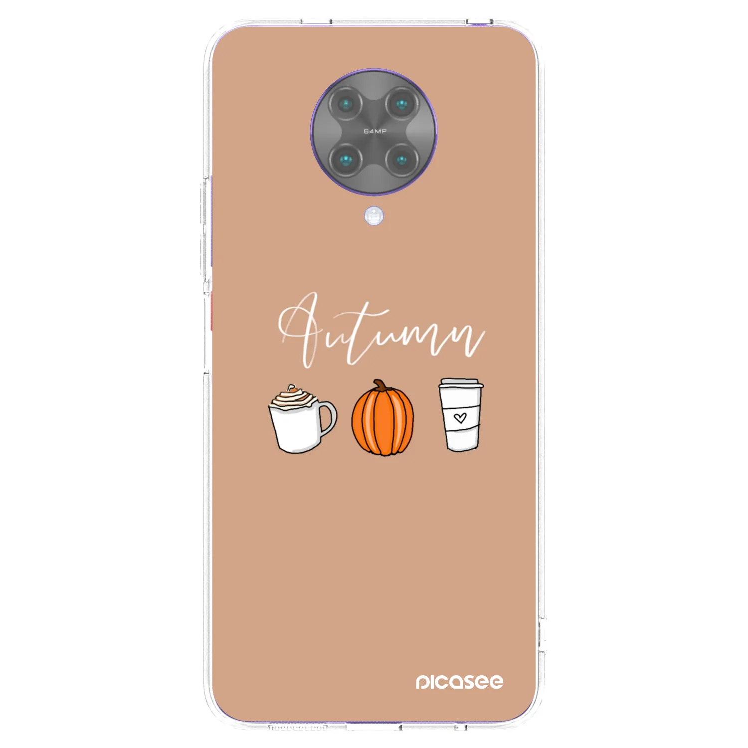 Picasee Xiaomi Poco F2 Pro Hülle - Transparentes Silikon - Autumn