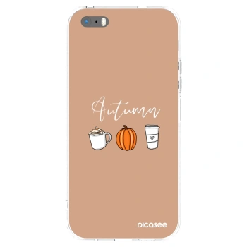 Apple iPhone 5/5S/SE Hülle - Transparentes Silikon - Autumn