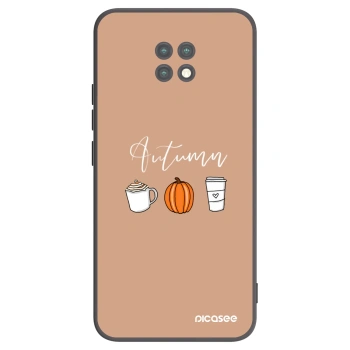 Picasee Xiaomi Redmi Note 9T Hülle - Schwarzes Silikon - Autumn