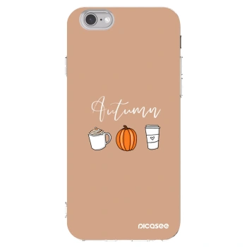 Picasee Apple iPhone 6/6S Hülle - Transparentes Silikon - Autumn