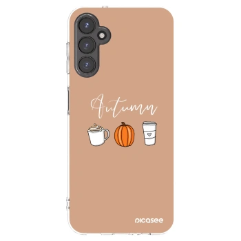 Picasee Samsung Galaxy A14 4G A145R Hülle - Transparentes Silikon - Autumn