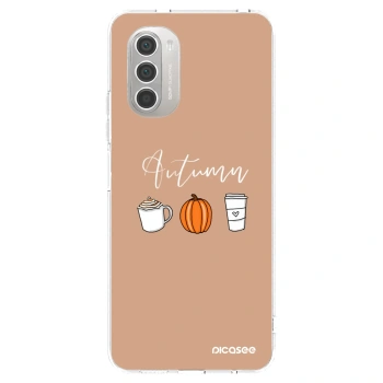 Picasee Motorola Moto G51 Hülle - Transparentes Silikon - Autumn