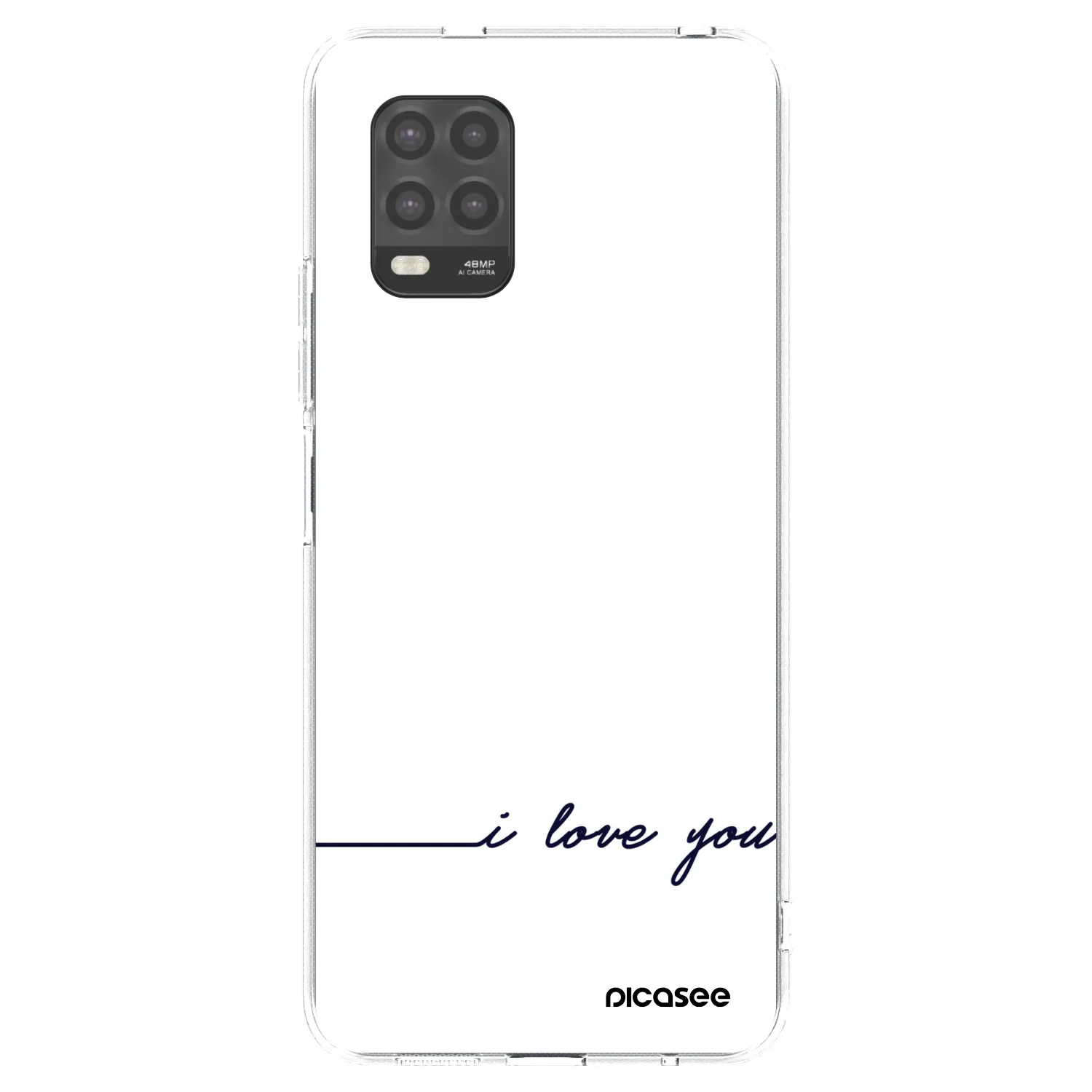 Picasee Xiaomi Mi 10 Lite Hülle - Transparentes Silikon - Ich liebe dich