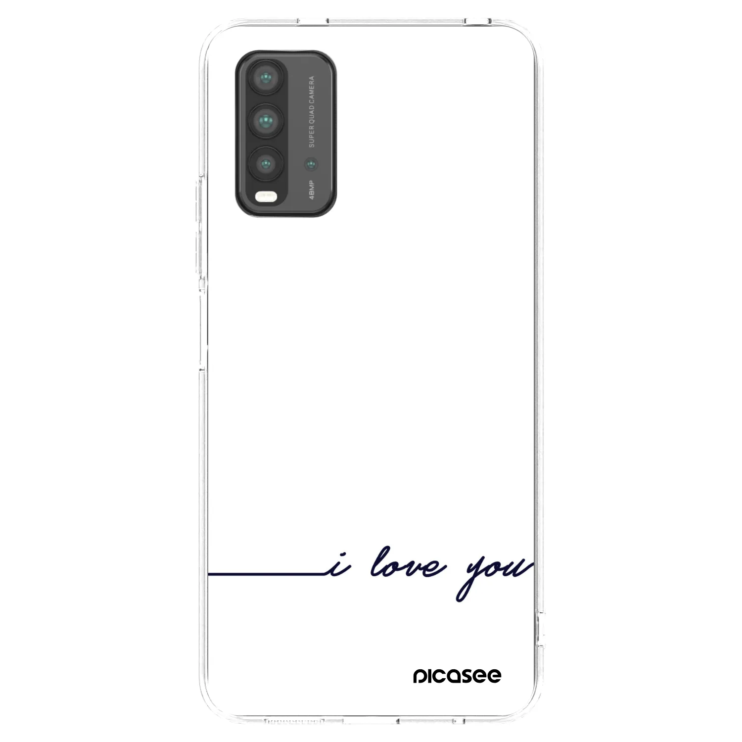 Picasee Xiaomi Redmi 9T Hülle - Schwarzes Silikon - Ich liebe dich
