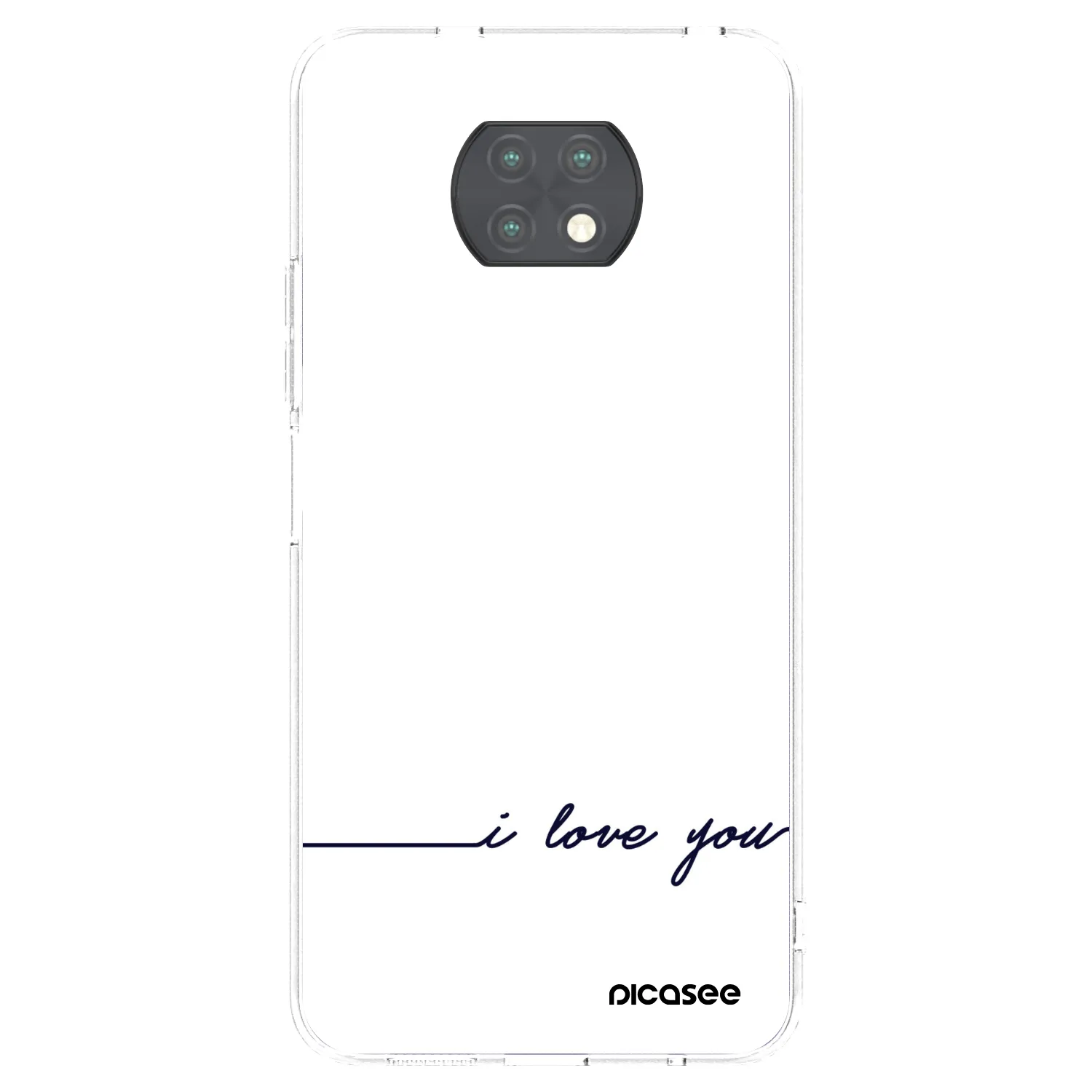 Picasee Xiaomi Redmi Note 9T Hülle - Transparentes Silikon - Ich liebe dich