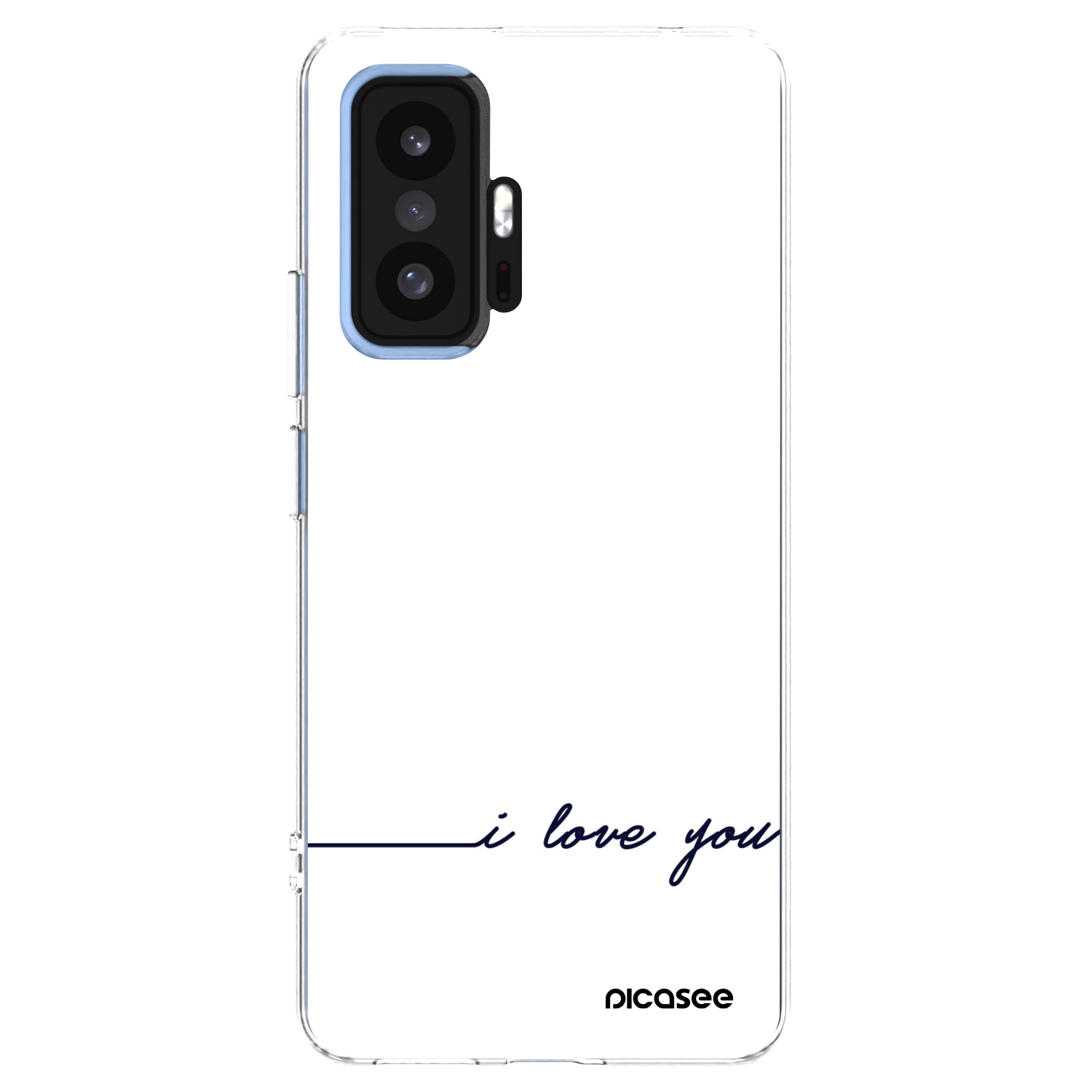 Picasee Xiaomi 11T Hülle - Transparentes Silikon - Ich liebe dich