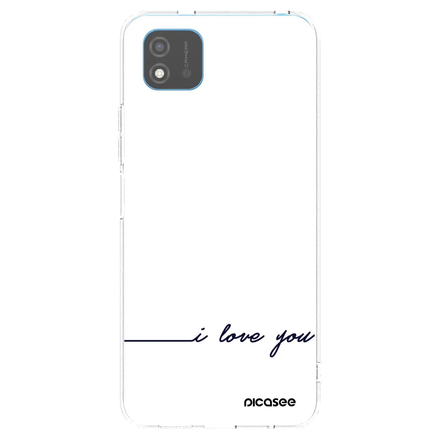 Picasee Realme C11 (2021) Hülle - Transparentes Silikon - Ich liebe dich