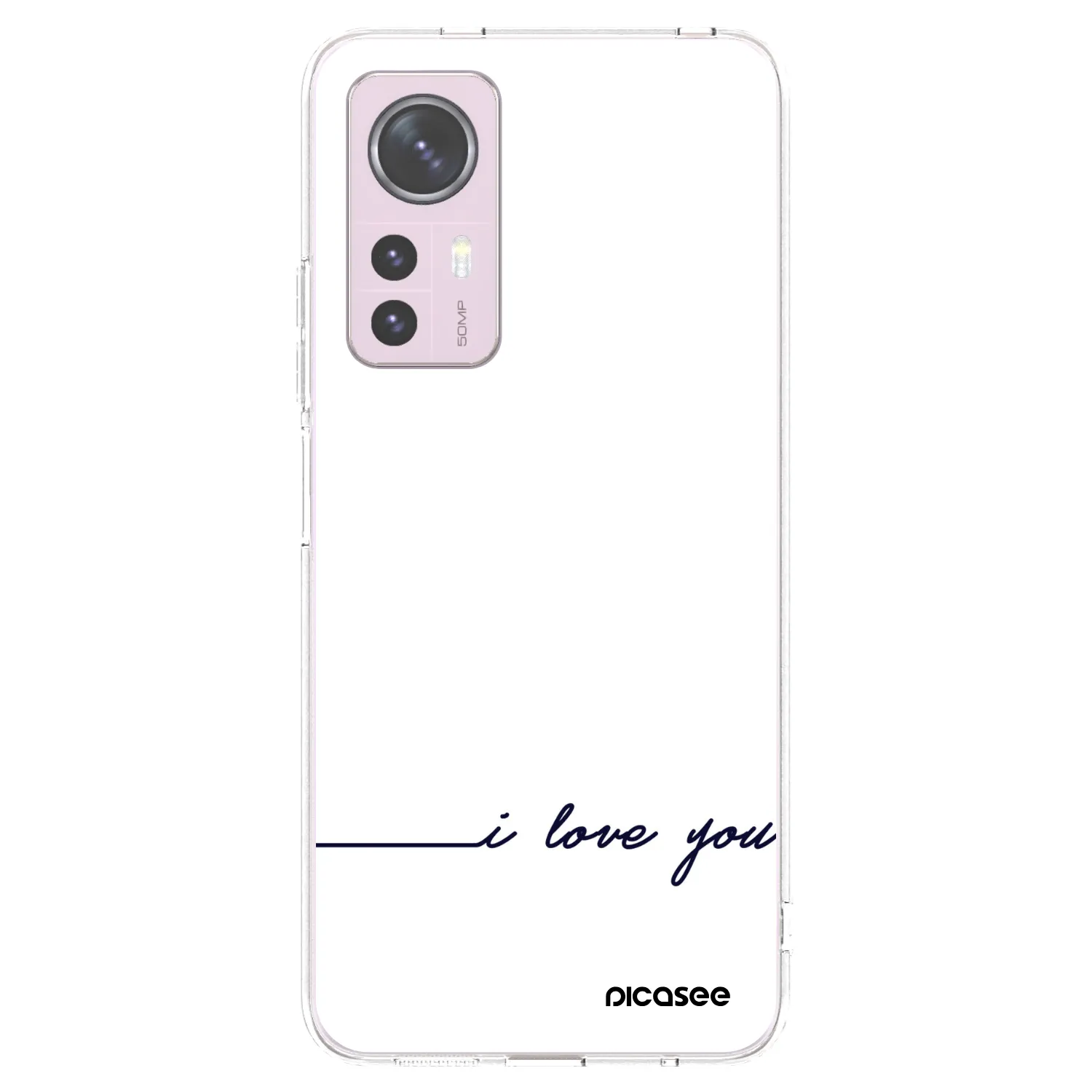 Picasee Xiaomi 12 Hülle - Transparentes Silikon - Ich liebe dich