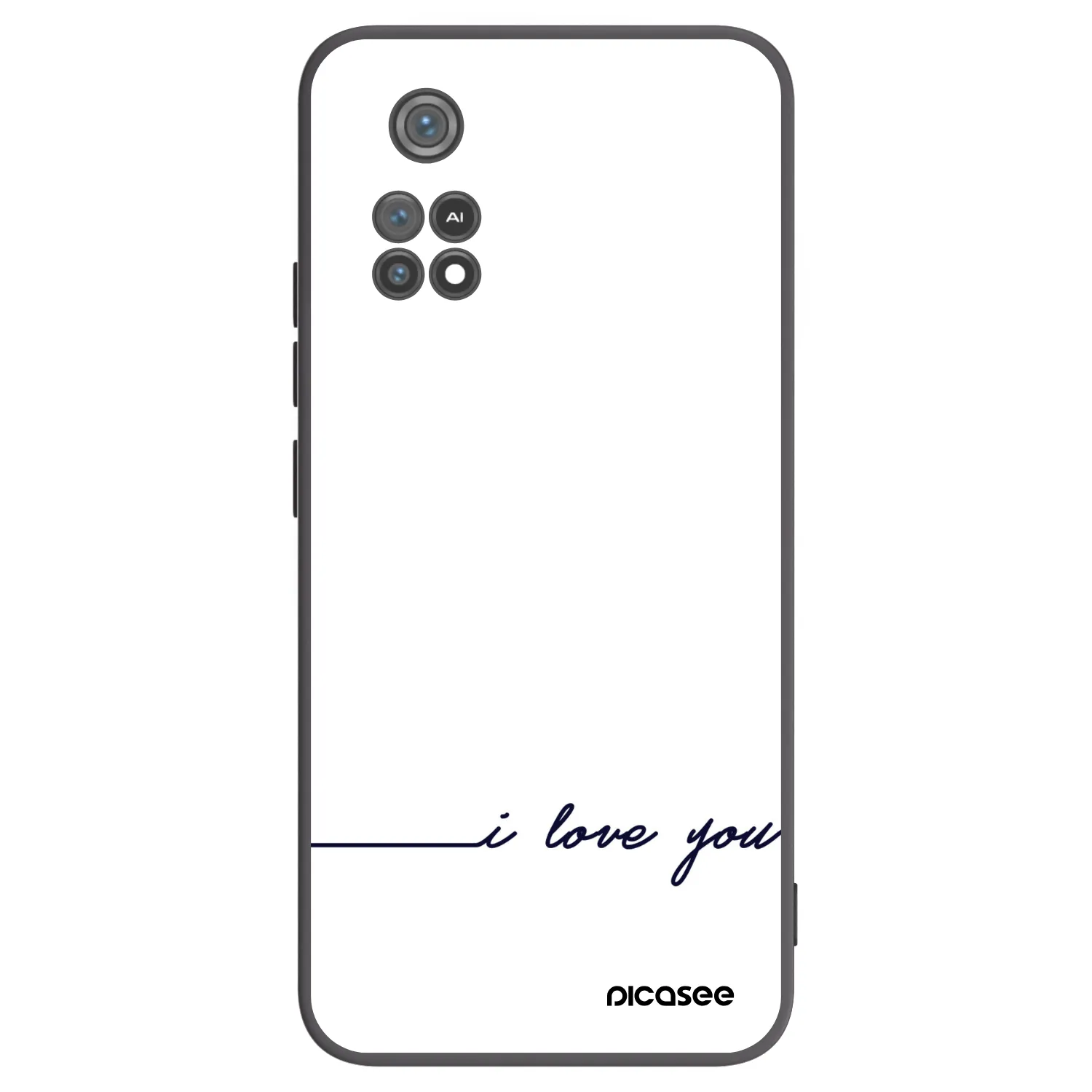 Picasee Xiaomi Poco M4 Pro Hülle - Schwarzes Silikon - Ich liebe dich
